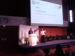 Kulturwandel durch Diversity. Katrin Suder, Staatssekretärin im Bundesministerium der Verteidigung, zieht beim FidAR-Forum in Berlin Bilanz. Bild MSG